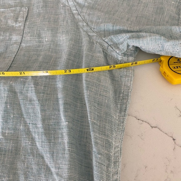 Banana Republic Men's Light Blue Casual Button-Down Shirt - Picture 5 of 6